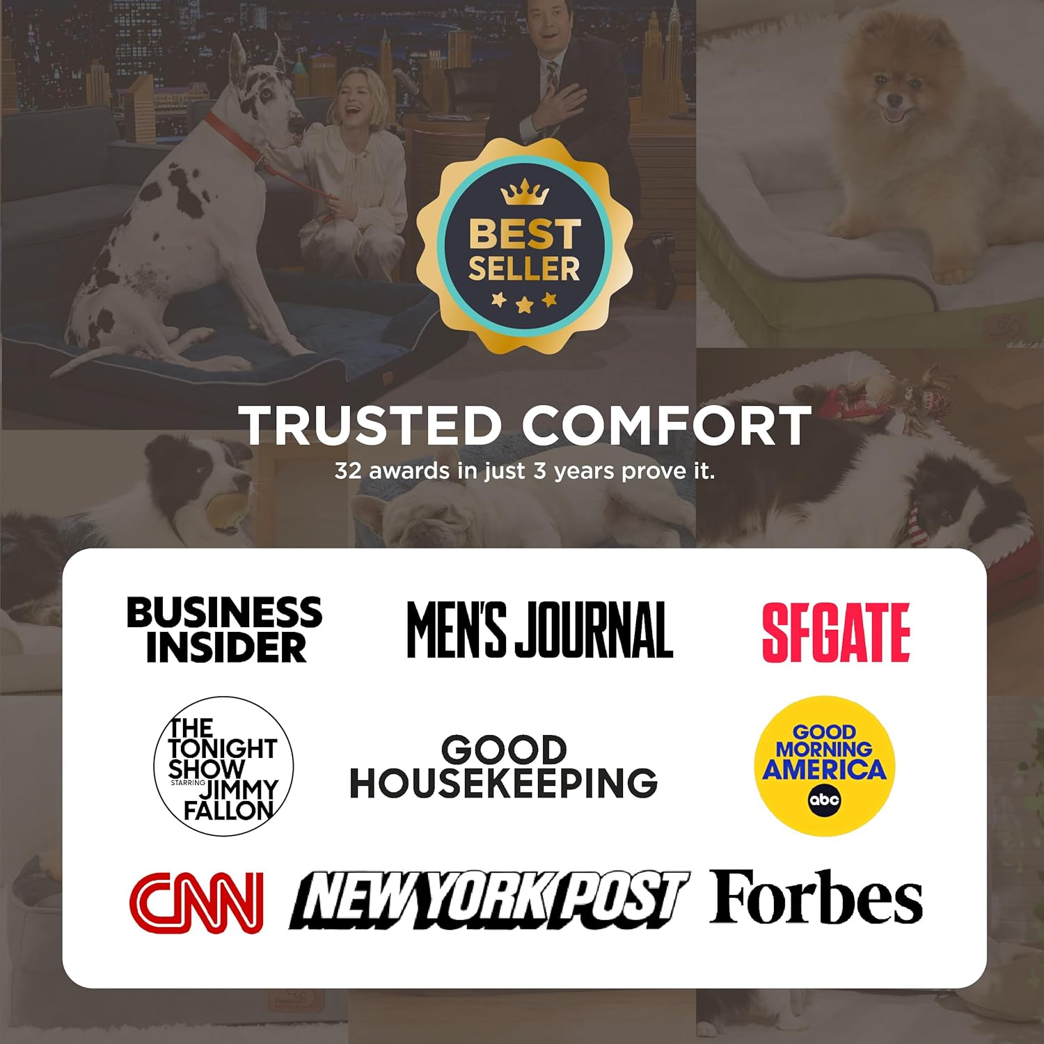Bedsure Orthopedic Dog Bed Medium Size Dogs - Washable Small Medium Dog Cat Bed Waterproof, Comfort Cats Couch Sofa with Washable Removable Cover, Pets Bed with Nonskid Bottom, Grey, 28" - Image 2