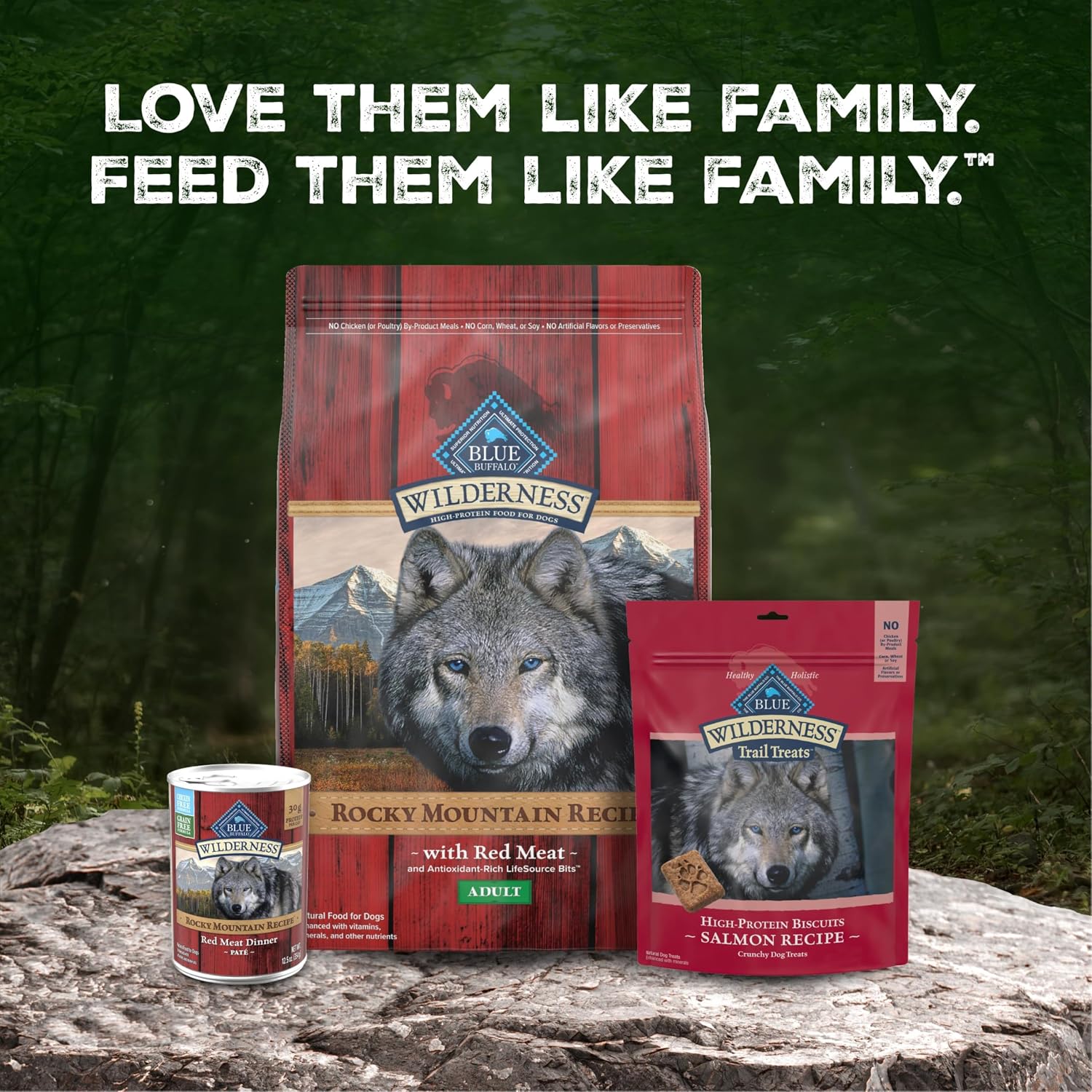 Blue Buffalo Wilderness Rocky Mountain Recipe Adult Dry Dog Food with Red Meat & Wholesome Grains, 34g Protein, Vibrant Energy for an Active Life, Made with Natural Ingredients, 4.5 lbs. - Image 9