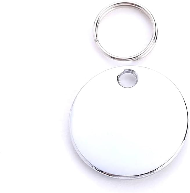 Personalized Dog/Cat Cute Paw Pet ID Tag with Unique Laser Engraving Name and Phone Number for Pet Collar or Key Chain (Pink) - Image 3