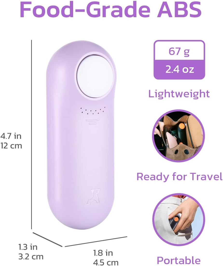 Clink Design Dog Training Clicker and Clicker Dog Trainer with Built in Treat Storage, Compact Dog Clicker for Puppy Training or Cat Clicker, 2.36 oz, Purple - Image 5