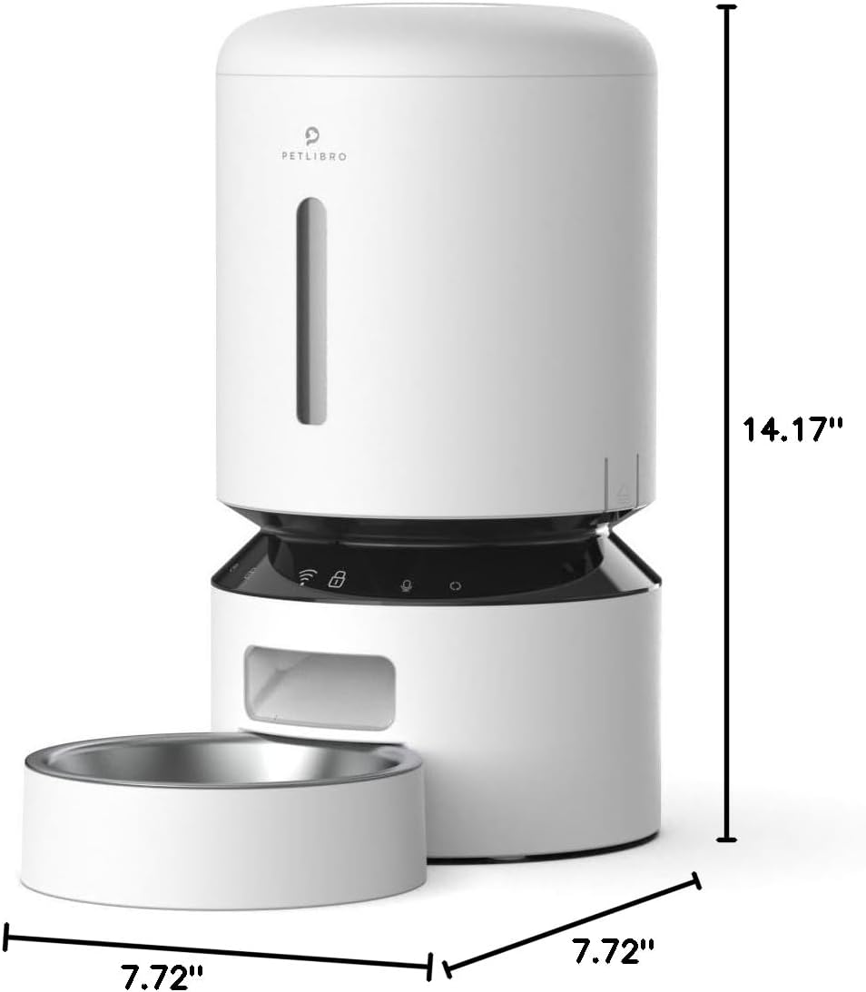 PETLIBRO Automatic Cat Feeder, 5G WiFi Automatic Dog Feeder with Freshness Preservation, 5L Timed Cat Feeders with Low Food Sensor, Up to 10 Meals Per Day, Granary Pet Feeder for Cats/Dogs - Image 10