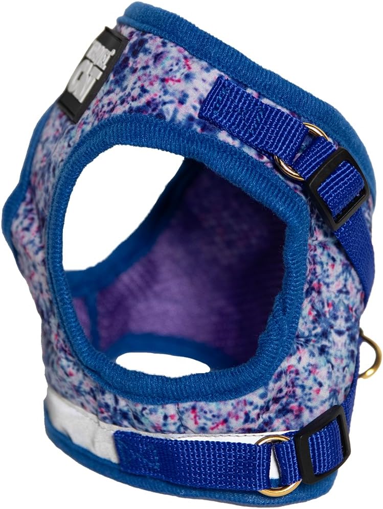 Travel Cat Harness and Leash Set - Adjustable Fit Mesh Cat Harness and Reflective Strap - Comfort Walking Vest for Kitten for Outdoor Walking, Hiking (Small, Groovy) - Image 4