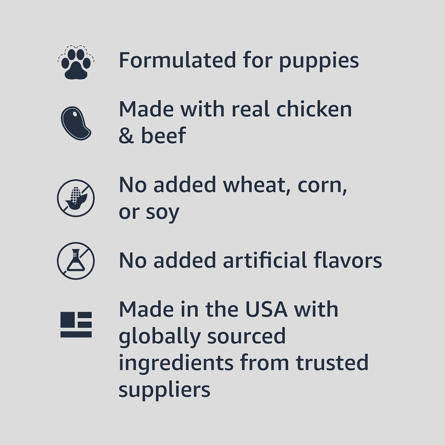 Amazon Basics Puppy Chopped Ground Dinner Canned Dog Food, with Chicken & Beef, 13.2oz (Pack of 12) - Image 3
