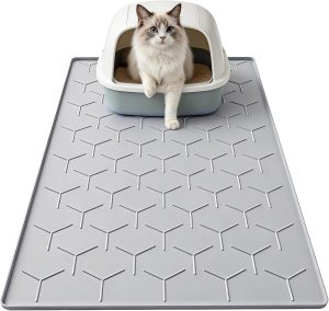 Garoopion Cat Mat for Litter Box, L...