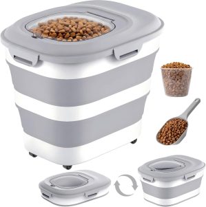 30 Lbs Dog Food Storage Container w...