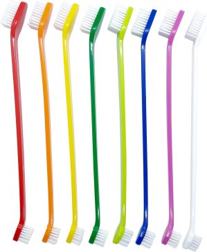 Dog Toothbrush Set of 8 – Dual He...