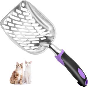 Cat Litter Scoop-Metal Cat Scooper-...