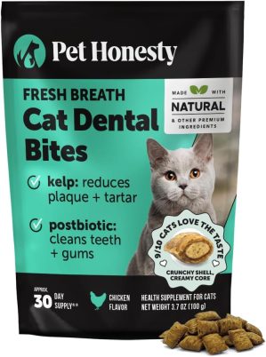 Fresh Breath Dental Bites for Cats ...