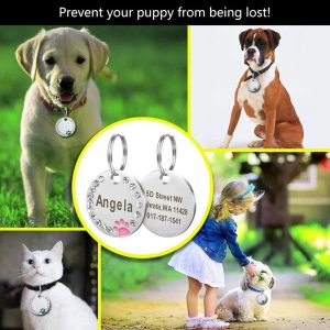 Personalized Dog/Cat Cute Paw Pet I...