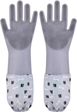 Pet Grooming Gloves Pet Hair Remove...