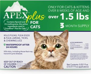 Apex Plus Flea Treatment for Cats, ...