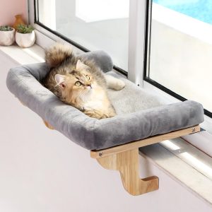 Zakkart Cat Perch for Window Sill w...