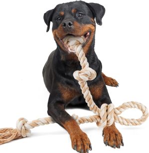 Fida Dog Rope Toys for Aggressive C...