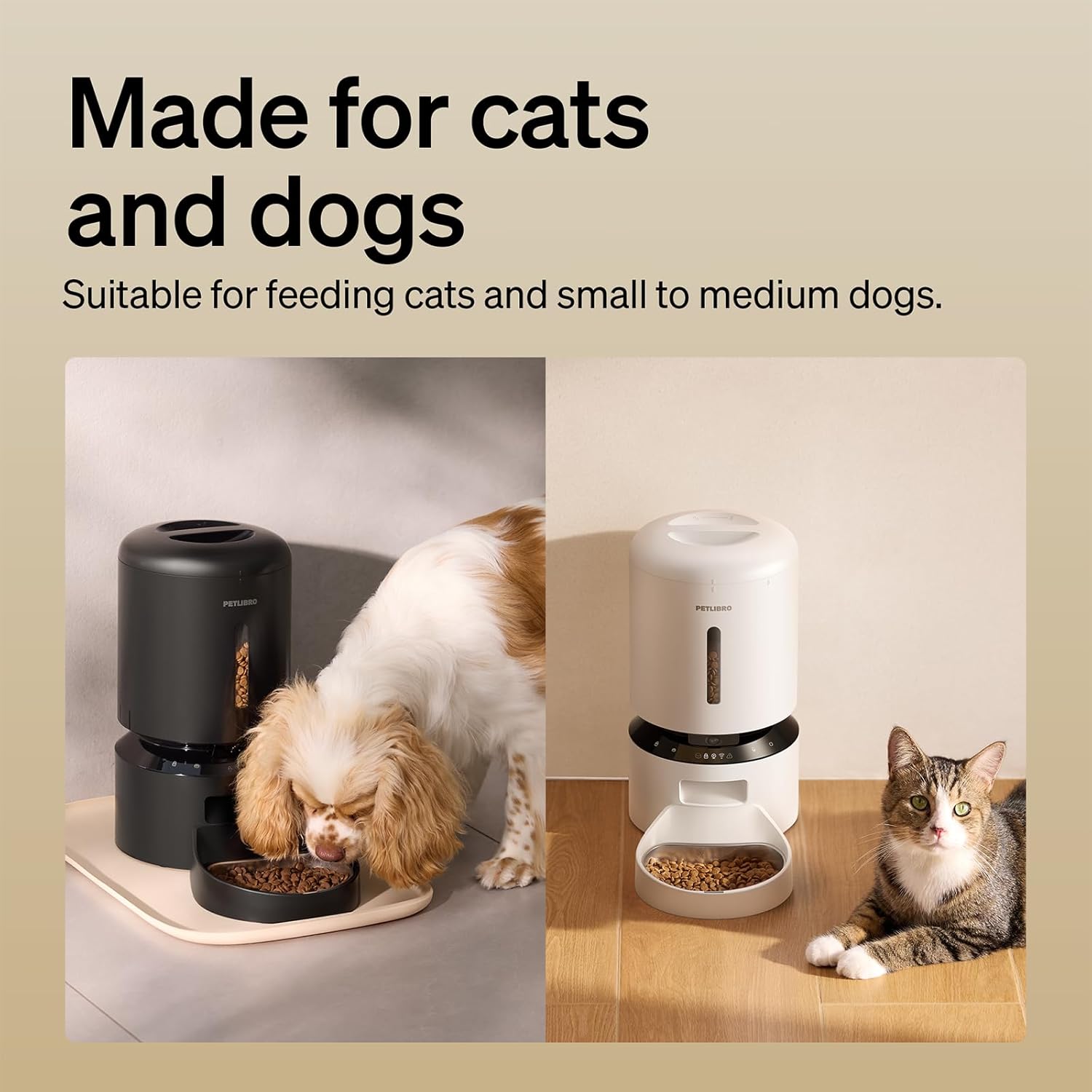 PETLIBRO Automatic Cat Feeder with Camera, 1080P HD & Night Vision, 5GHz/2.4GHz WiFi & Cam Smart Pet Feeder with App Control, 2-Way Audio, Motion Alerts for Cats & Dogs, Stainless Steel Single Tray - Image 11