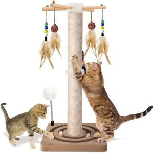PAROTO Cat Scratching Post, Sisal C...