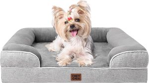 EHEYCIGA Orthopedic Dog Bed for Sma...