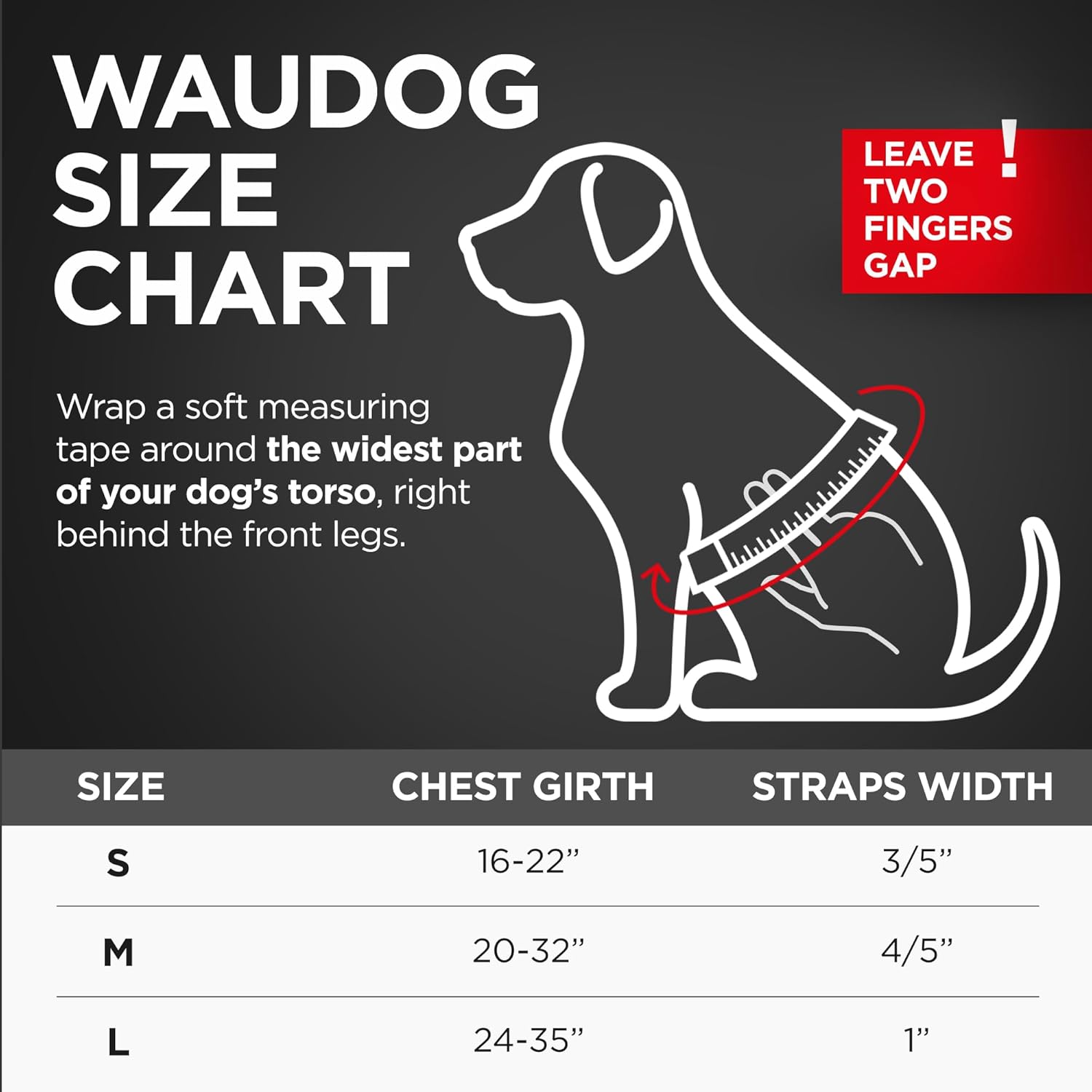 WAUDOG Waterproof Harness - Adjustable for Large, Small and Medium Dogs - Heavy Duty with Durable Metal Clasp and QR Tag - Boy & Girl - Green (16-22in) - Image 3