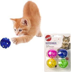SPOT Slotted Balls Cat Toy – ...