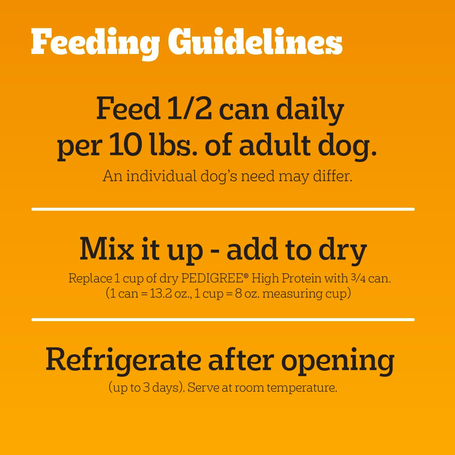Pedigree High Protein Wet Dog Food, Adult Soft Canned Dog Food Variety Pack, Chicken Duck & Beef Bison Flavor, 13.2 oz. Cans, 12 Count - Image 10