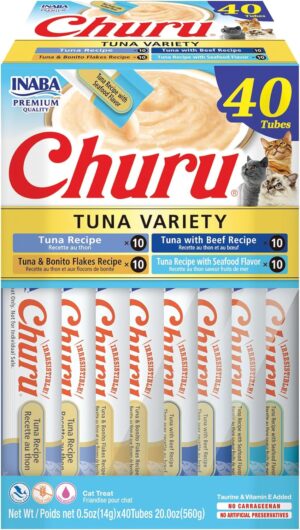 INABA Churu Cat Treats, Lickable, S...