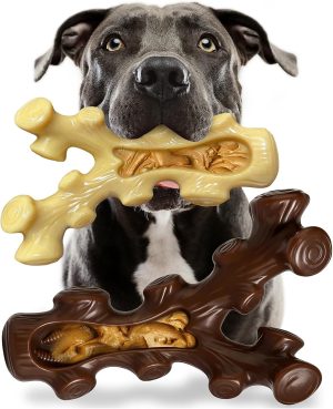 SIHRMIU 2 Pack Dog Chew Toys for Ag...