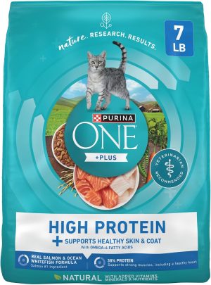 Purina ONE Plus High Protein Cat Fo...