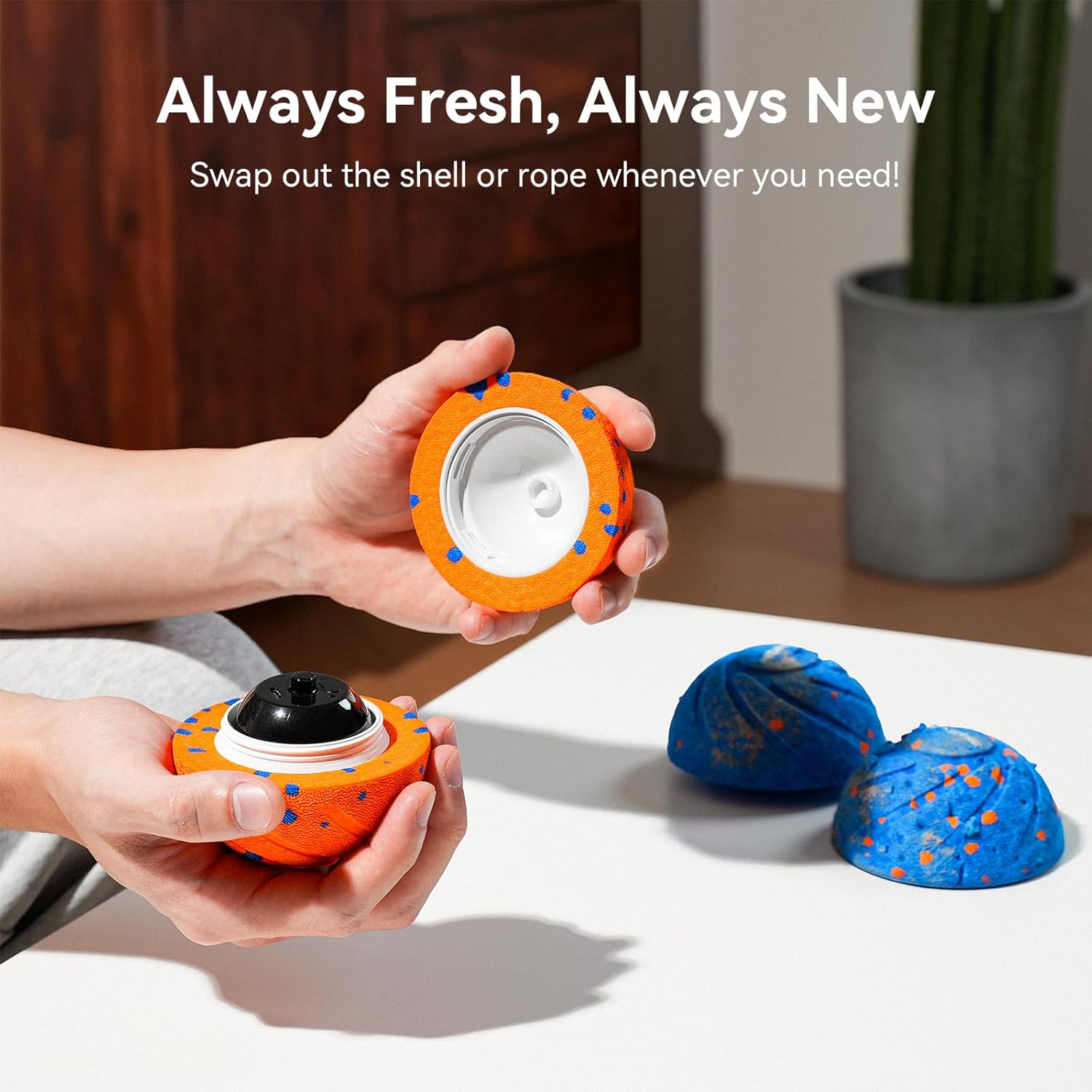 Cheerble Smart Interactive Dog Toy, Wicked Ball AIR, Automatic Moving, Bouncing, and Rotating, E-TPU Material, IPX7 Waterproof Rating, Active Rolling Ball for Puppy, Medium and Large Dogs - Image 5