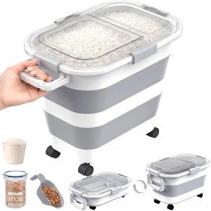 30 Lbs Rice Storage Container with ...