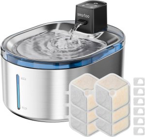 Smartoo Wireless Cat Water Fountain...