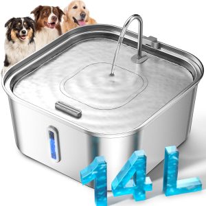 Large Dog Water Fountain 14L/3.7Gal...