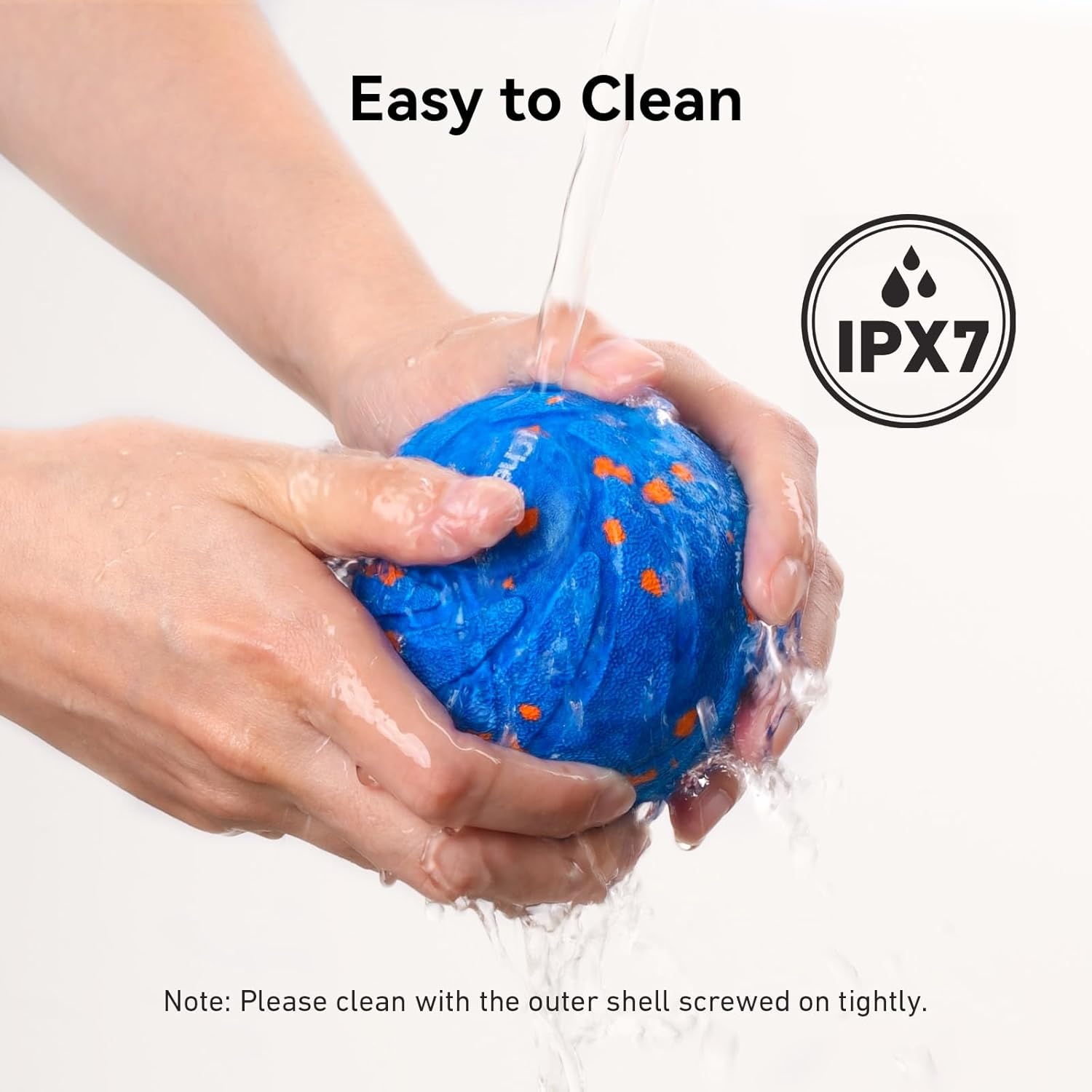 Cheerble Smart Interactive Dog Toy, Wicked Ball AIR, Automatic Moving, Bouncing, and Rotating, E-TPU Material, IPX7 Waterproof Rating, Active Rolling Ball for Puppy, Medium and Large Dogs - Image 8