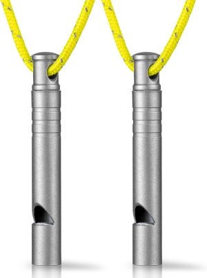 TISUR Titanium Emergency Whistle,12...