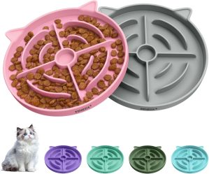 YINEYA 2 Pcs Silicone Slow Feeder C...