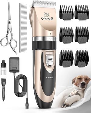 oneisall Dog Clippers Low Noise, Do...