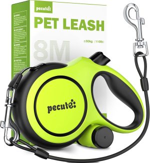 Pecute Retractable Dog Leash 26FT, ...
