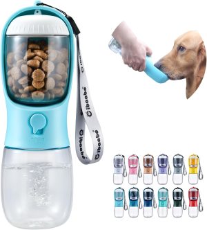 Cibaabo Dog Water Bottle with Food ...