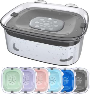 AONKEY 3L Dog Water Bowl No Spill, ...