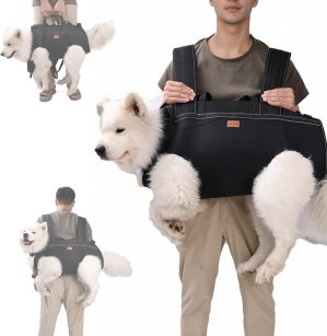 Dog Lift Harness Backpack Carrier f...