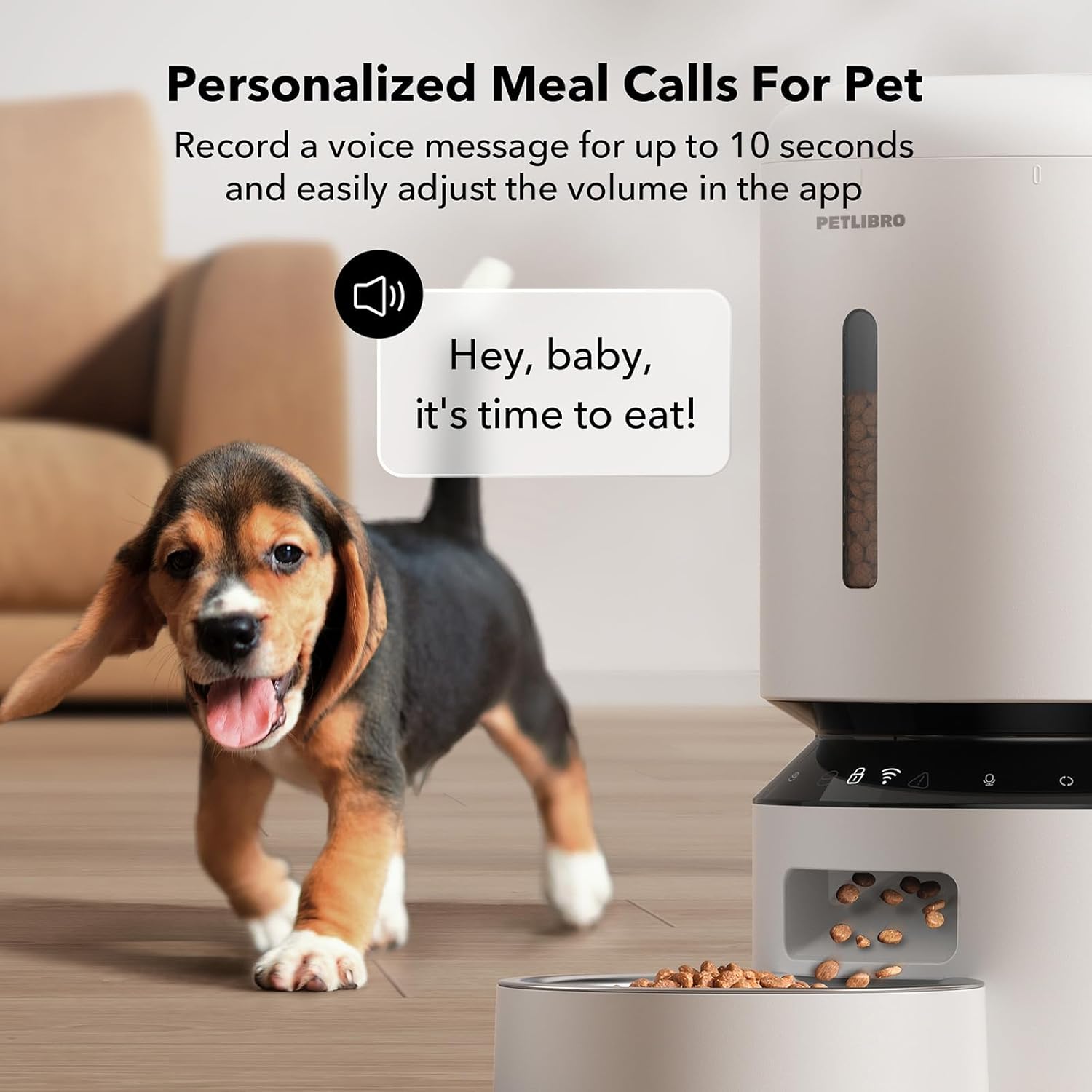 PETLIBRO Automatic Cat Feeder, 5G WiFi Automatic Dog Feeder with Freshness Preservation, 5L Timed Cat Feeders with Low Food Sensor, Up to 10 Meals Per Day, Granary Pet Feeder for Cats/Dogs - Image 5