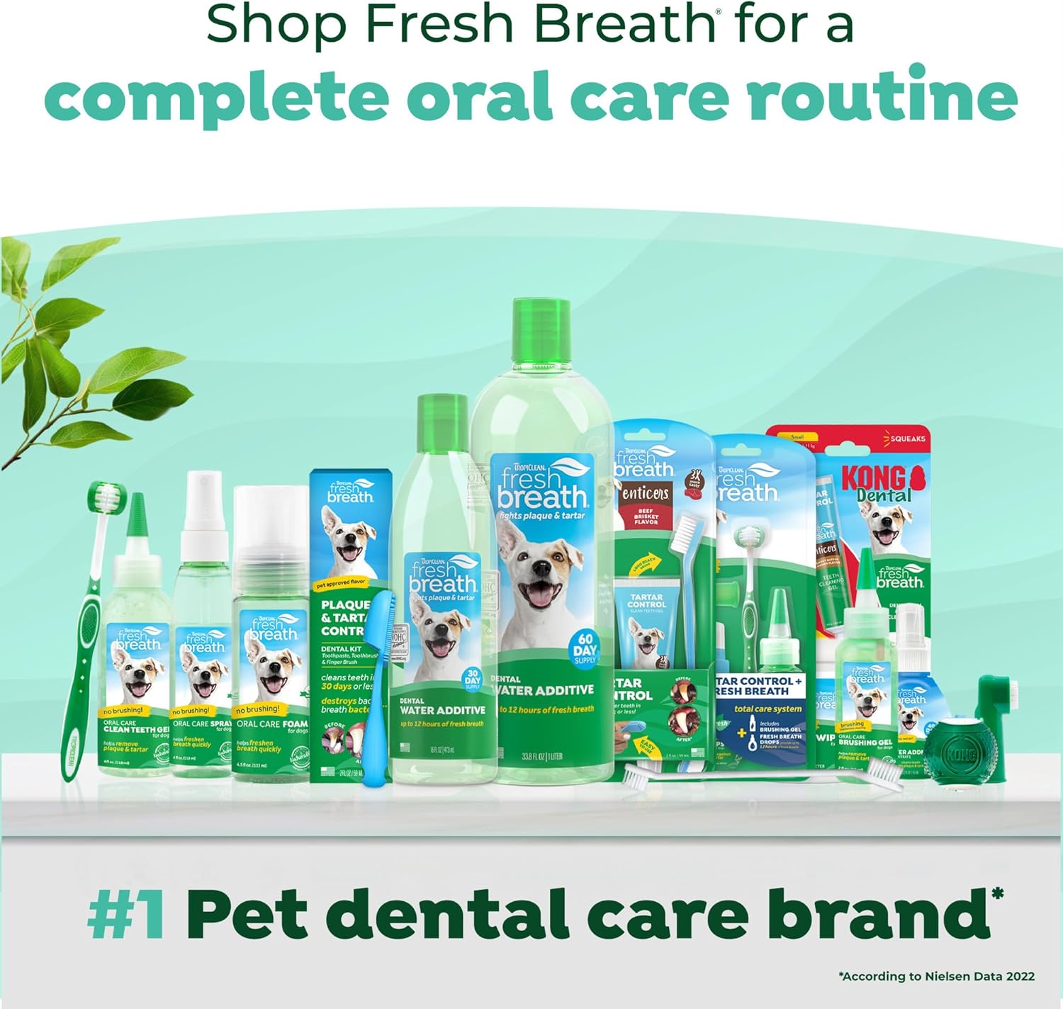 TropiClean Fresh Breath Water Additive for Dogs, Dog Breath Freshener and Teeth Cleaning Solution, No Toothpaste or Toothbrush Required, 33.8oz. - Image 6