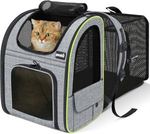Pecute Cat Backpack Carrier Expanda...