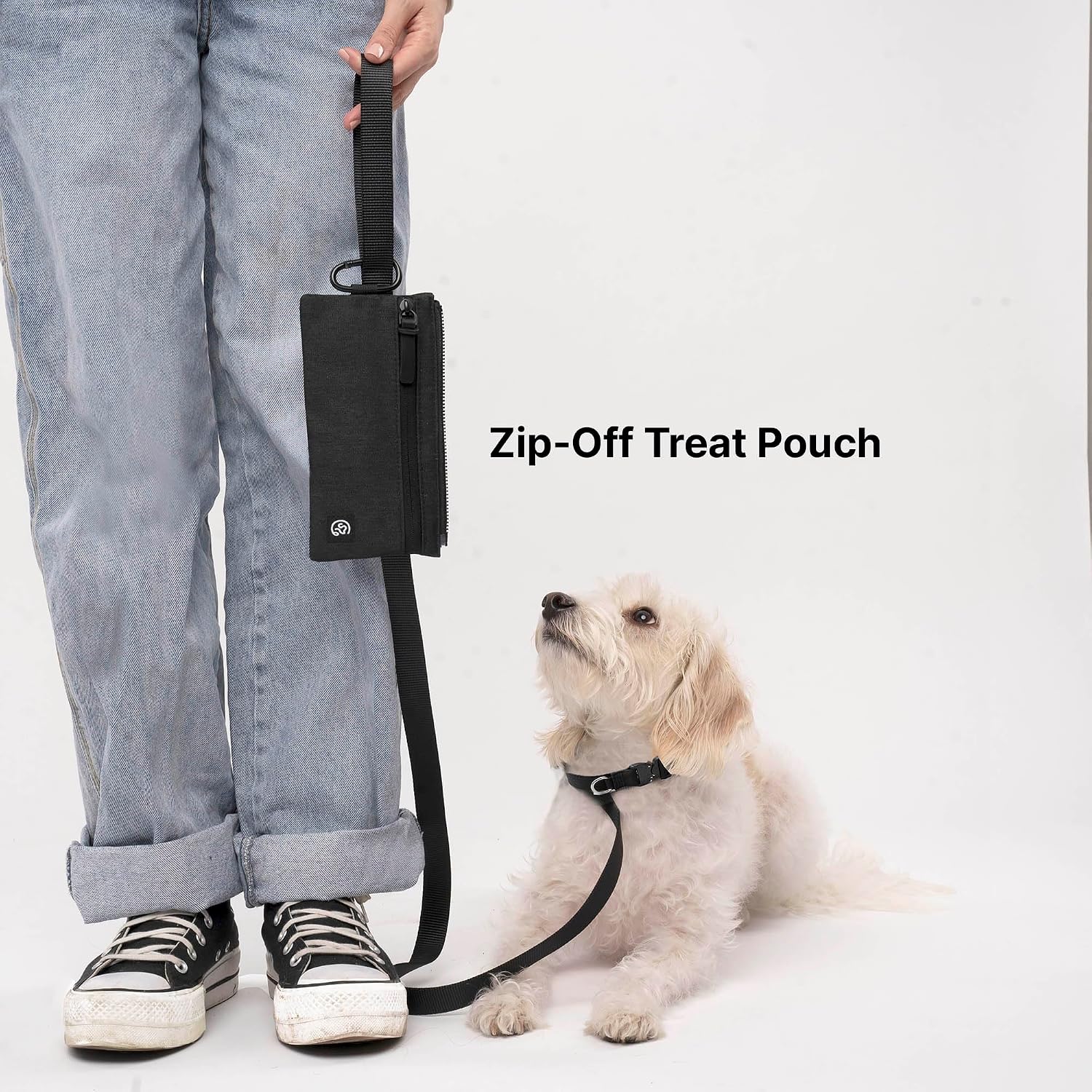 Cleverpup Porter 2-in-1 Dog Gear Backpack – Premium Dog Travel Bag with 10 Pockets, Zip-Off Treat Pouch, Leash Clip, Waterproof Pockets & Water Bottle Holder – Weekend, Hiking, Camping, Graphite - Image 6