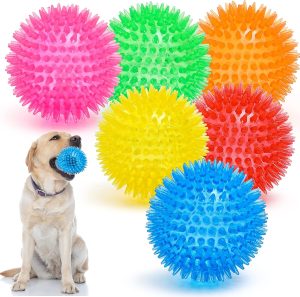 VITEVER 3.5” Squeaky Dog Toy Ball...