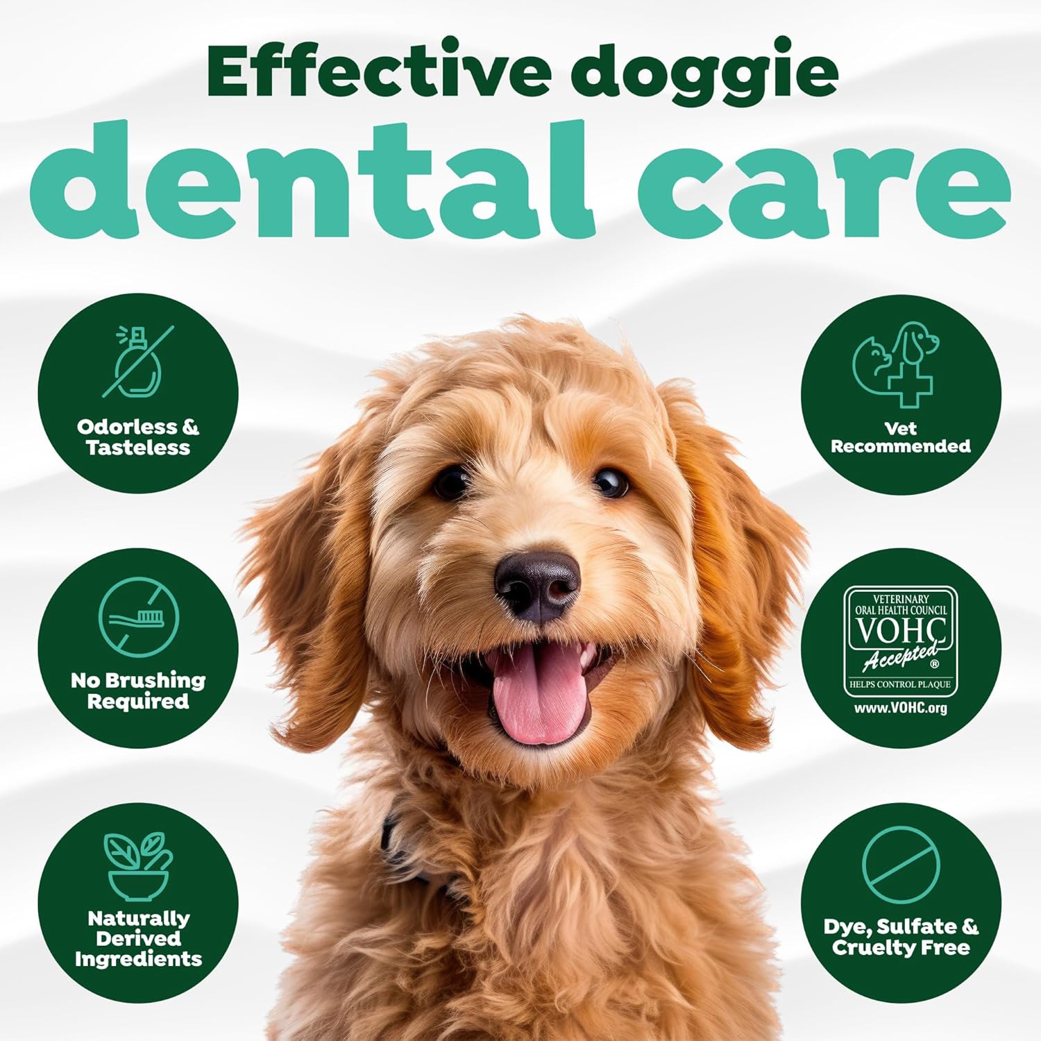 TropiClean Fresh Breath Water Additive for Dogs, Dog Breath Freshener and Teeth Cleaning Solution, No Toothpaste or Toothbrush Required, 33.8oz. - Image 4
