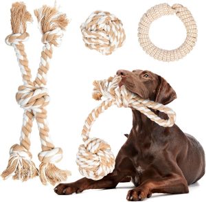 Fida Heavy Duty Dog Rope Toys for A...