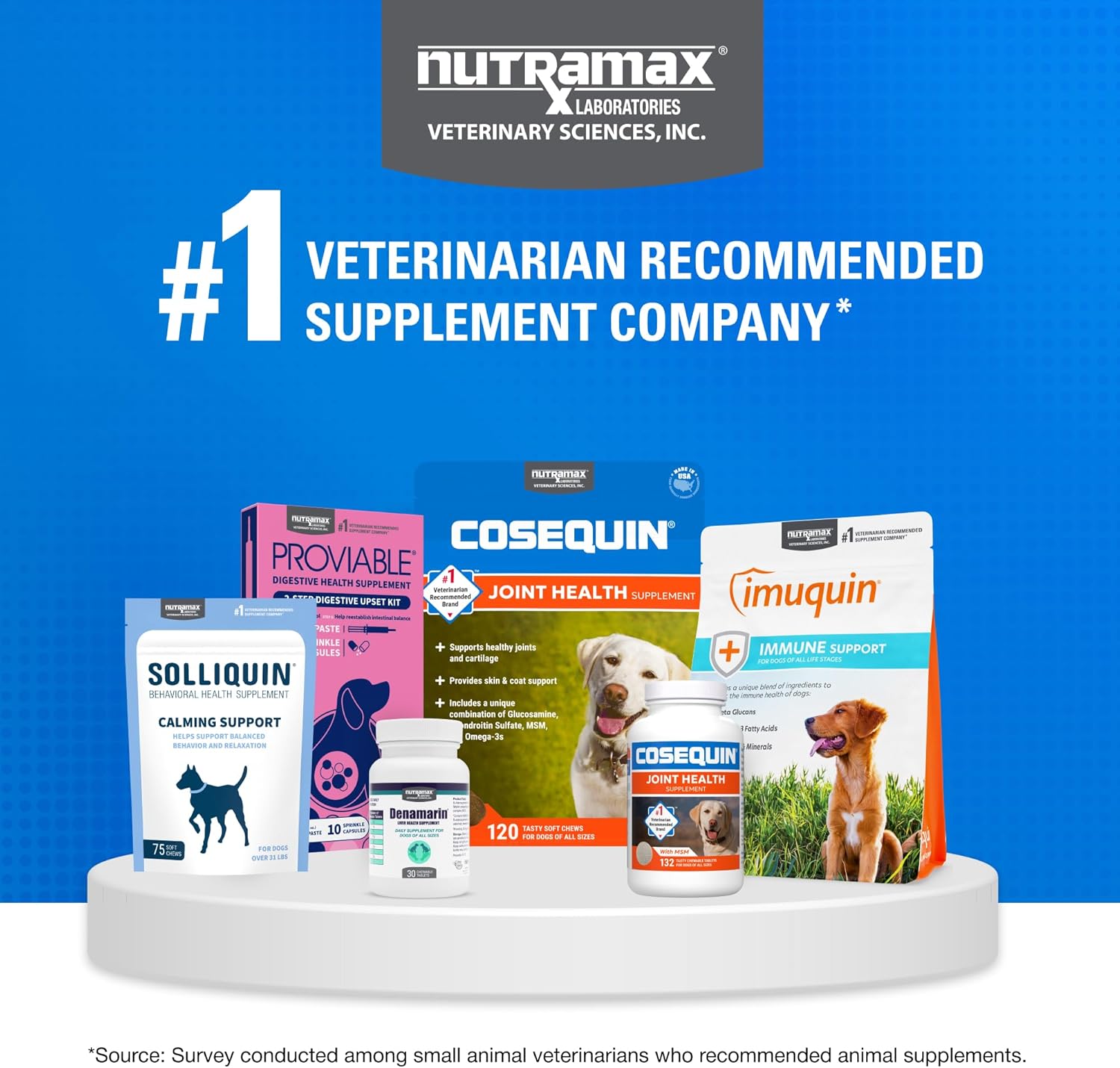 Nutramax Cosequin for Dogs Joint Health Supplement, Contains Glucosamine, Plus Chondroitin, MSM and Omega-3s, Supports Joint and Skin and Coat Health, Soft Chews, 120 Count - Image 9
