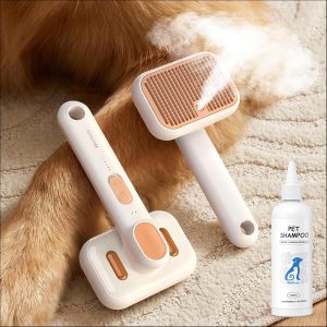 Rorhxia Steam Dog Brush for Sheddin...