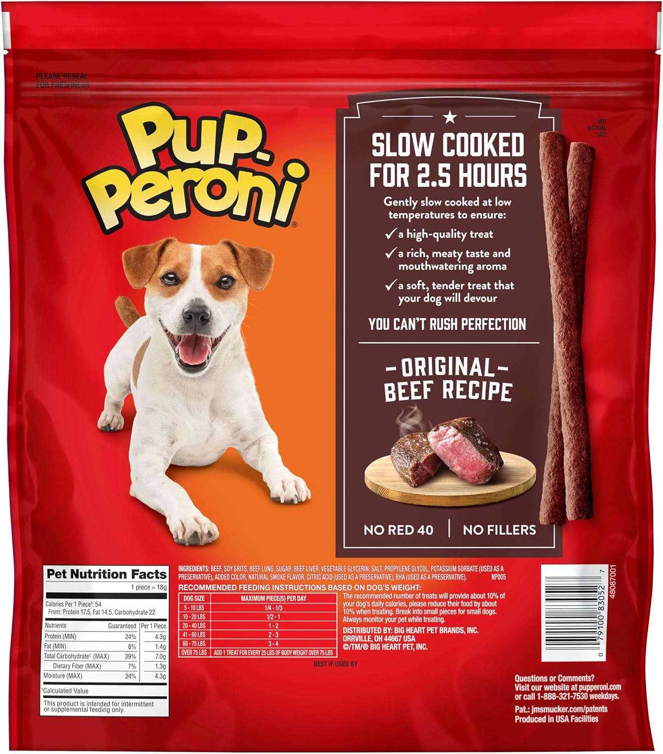 Pup-Peroni Original Beef Recipe Dog Treats, 38 Oz. Bag - Image 7