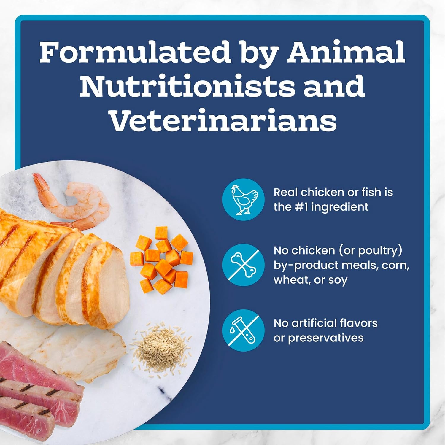 Blue Buffalo Tastefuls Flaked Adult Wet Cat Food Variety Pack (Tuna, Chicken, Fish & Shrimp), Natural Ingredients Enhanced with Vitamins, Minerals & Other Nutrients, 3-oz. Each (12 Cans) - Image 6