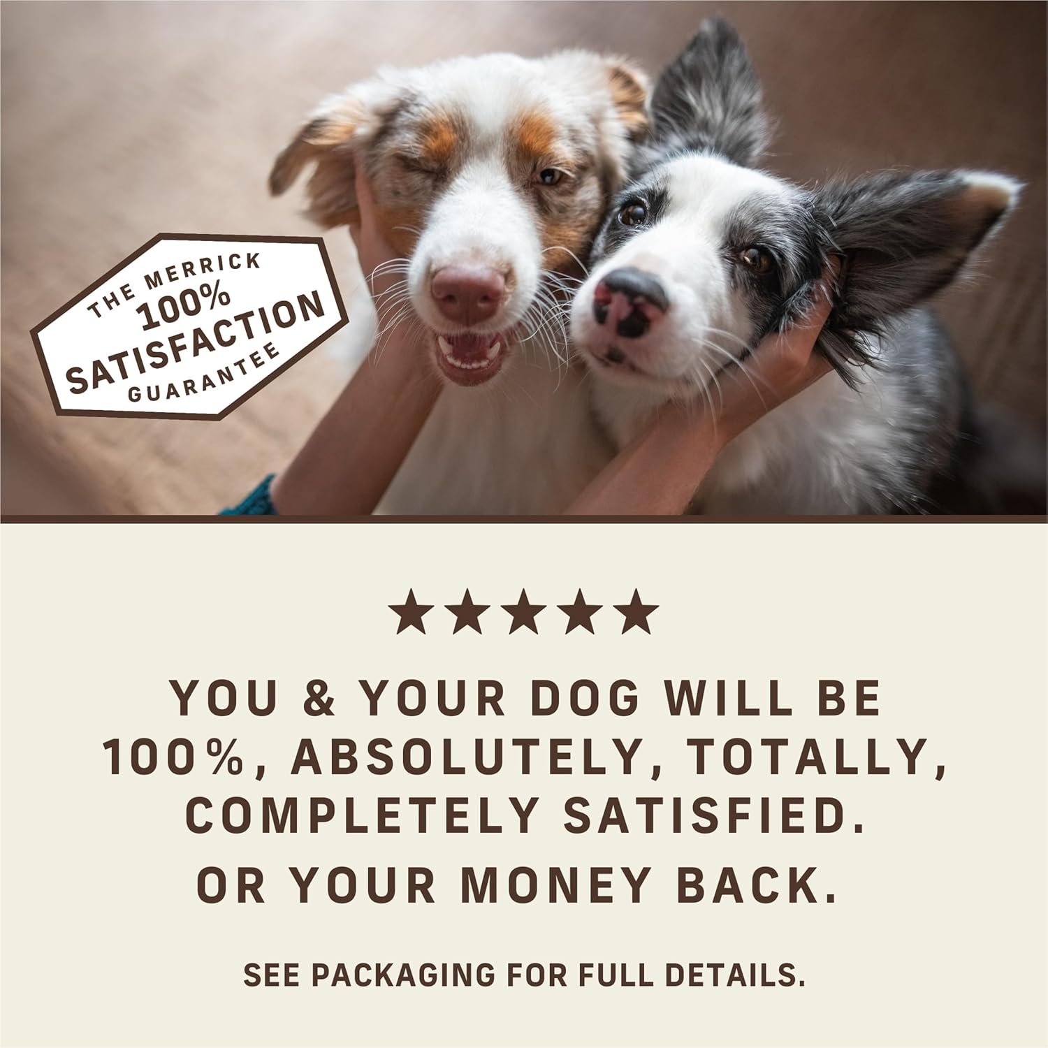 Merrick Power Bites Natural Soft And Chewy Real Meat Dog Treats, Grain Free Snack With Real Beef Recipe - 6 oz. Bag - Image 9